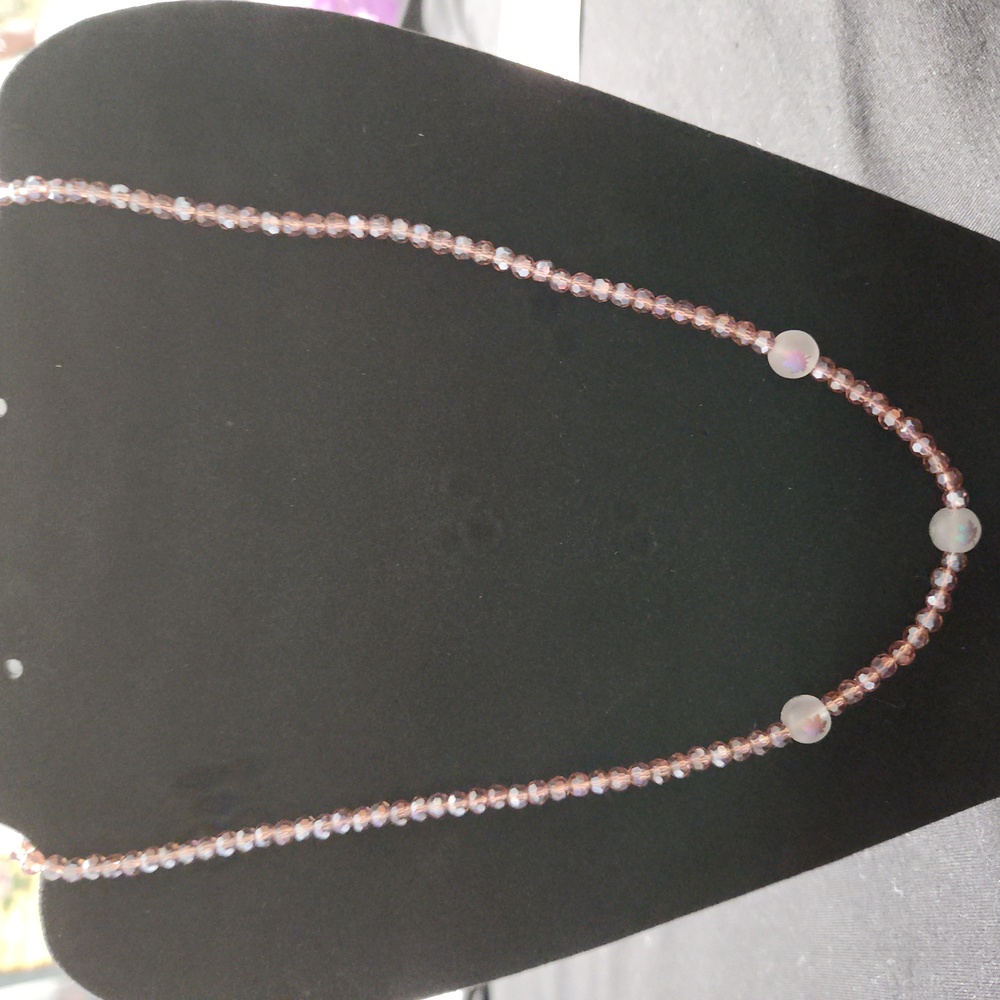 Elegant Brown Beaded Necklace
